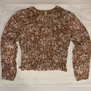 Express Stylish Chic Floral Blouse